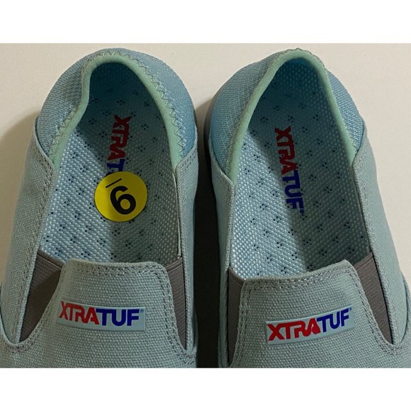 XTRATUF Women's Light Blue Sheng Fu Slip Resistant Deck Shoes Size 9 USA - Picture 3 of 8